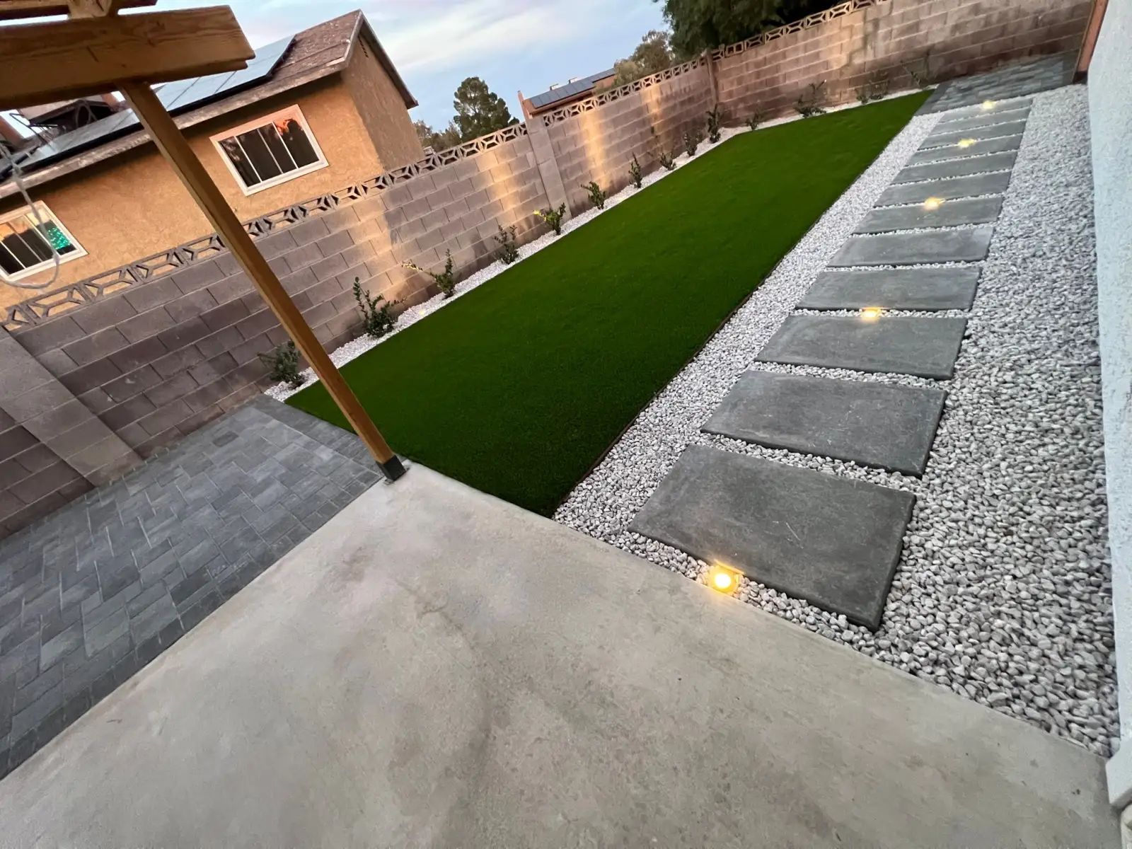 Synthetic turf and landscaping service by Ayala Landscaping LLC